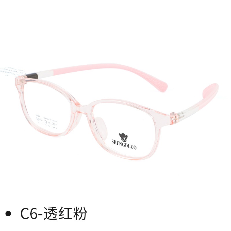 简约儿童框近视防控眼镜超轻tr硅胶青少年眼镜框