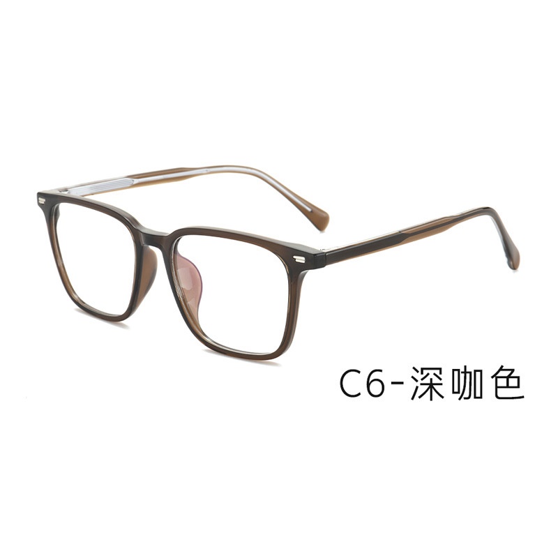 韩系素颜大码方框眼镜近视女超轻TR高级感网红眼镜框