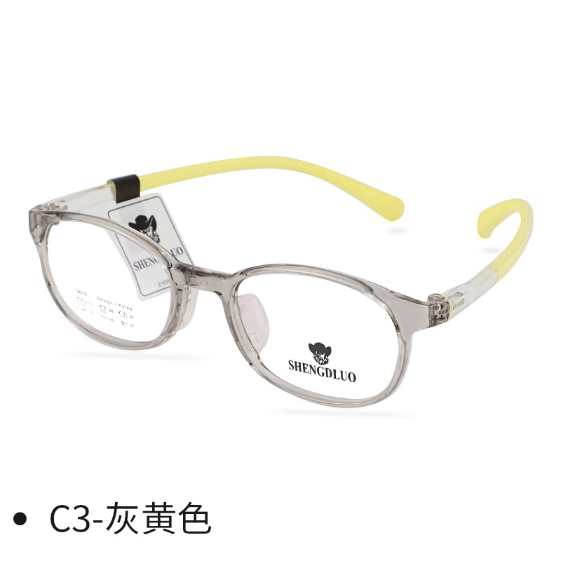 儿童超轻近视眼镜新品时尚方形镜框tr90青少年