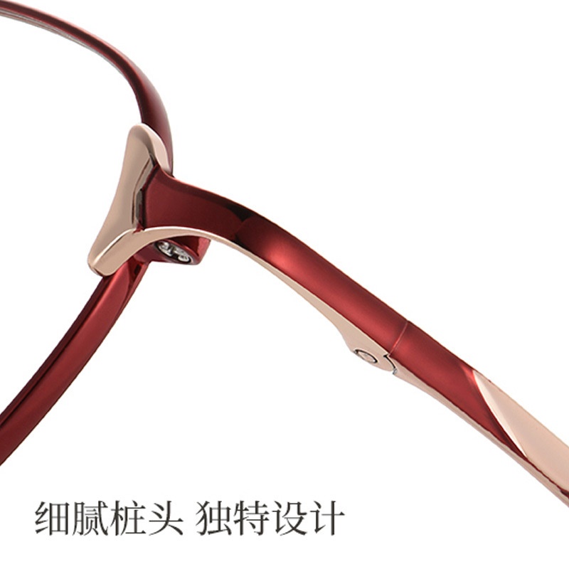 纯钛眼镜框架女 全框眼镜框超轻