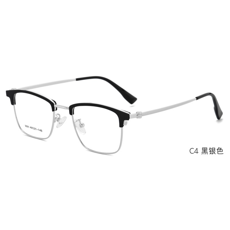 超轻眼镜男 痞帅斯文败类眉线框商务眼镜