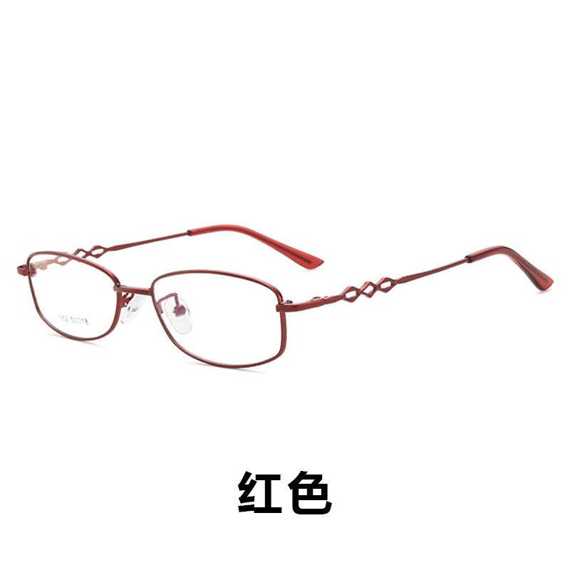 新款近视眼镜架时尚复古椭圆形全框眼镜框女士金属合金眼镜架