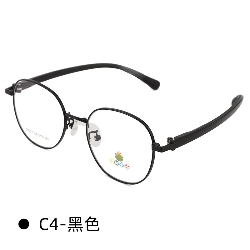简约超轻舒适硅胶架子可配近视学生青少年儿童圆框眼镜框