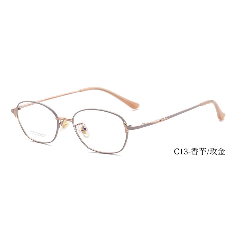 纯钛眼镜框架女 全框眼镜框超轻