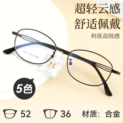 轻奢风时尚通勤高级感女款设计师同款小脸可配度数眼镜