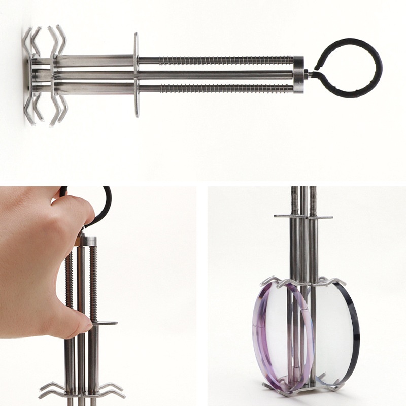 眼镜配件 镜片染色工具架拉伸架子不锈钢弹簧染色夹眼镜店实用