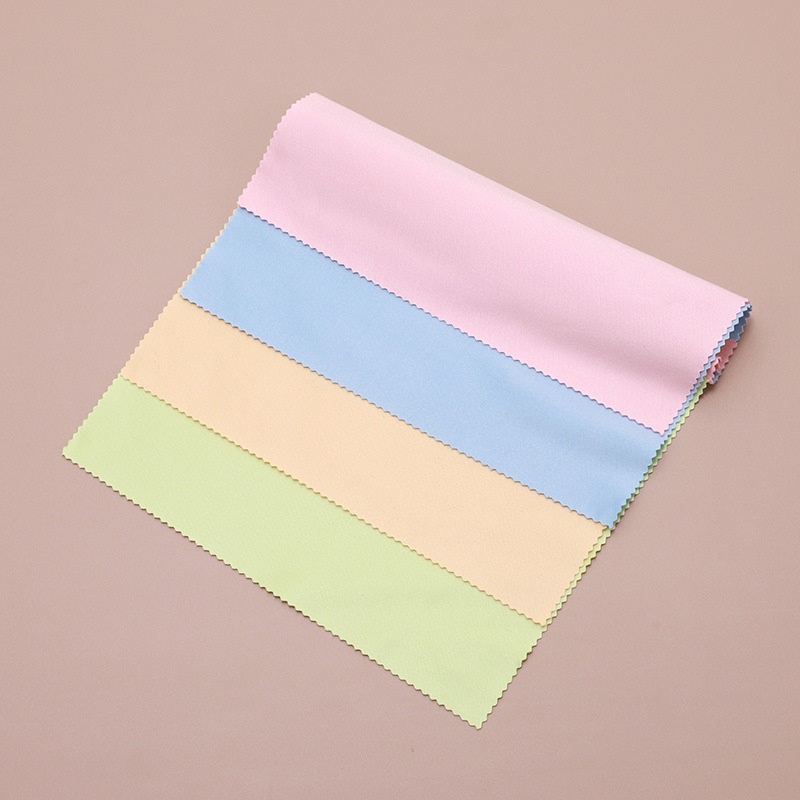 眼镜布批发 太阳眼镜布 不掉毛不脱色眼镜布 擦试布针二220仿针一