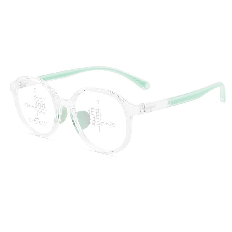 新款儿童硅胶镜架软鼻托弹性镜框镜框亲肤舒适