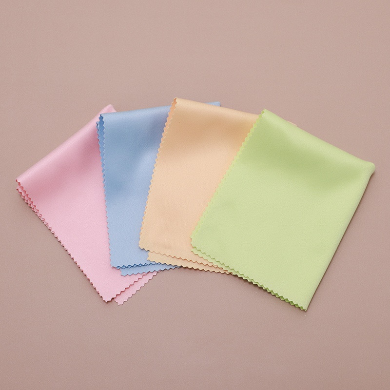 眼镜布批发 太阳眼镜布 不掉毛不脱色眼镜布 擦试布针二220仿针一