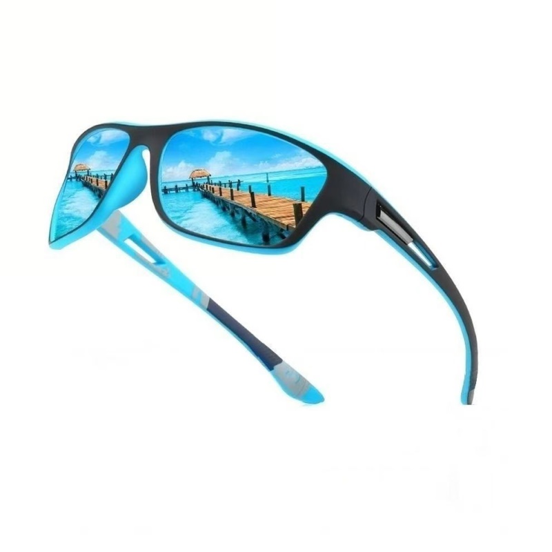 男士偏光镜钓鱼高清骑行太阳眼镜男户外运动偏光镜时尚防风墨镜