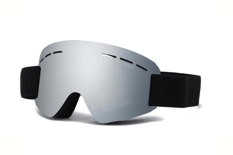 新款成人户外柱面滑雪眼镜近视单层防雾风镜护目镜HX01带孔登山