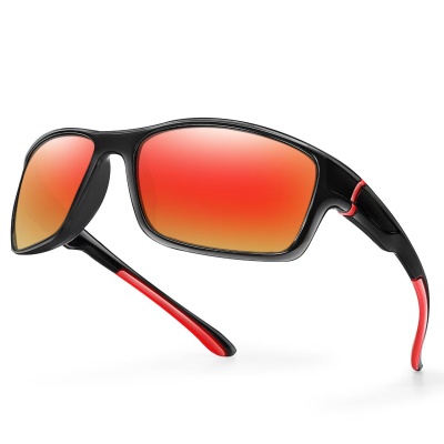 17019新款外贸运动男士太阳镜 户外骑行眼镜 挡风护目墨镜