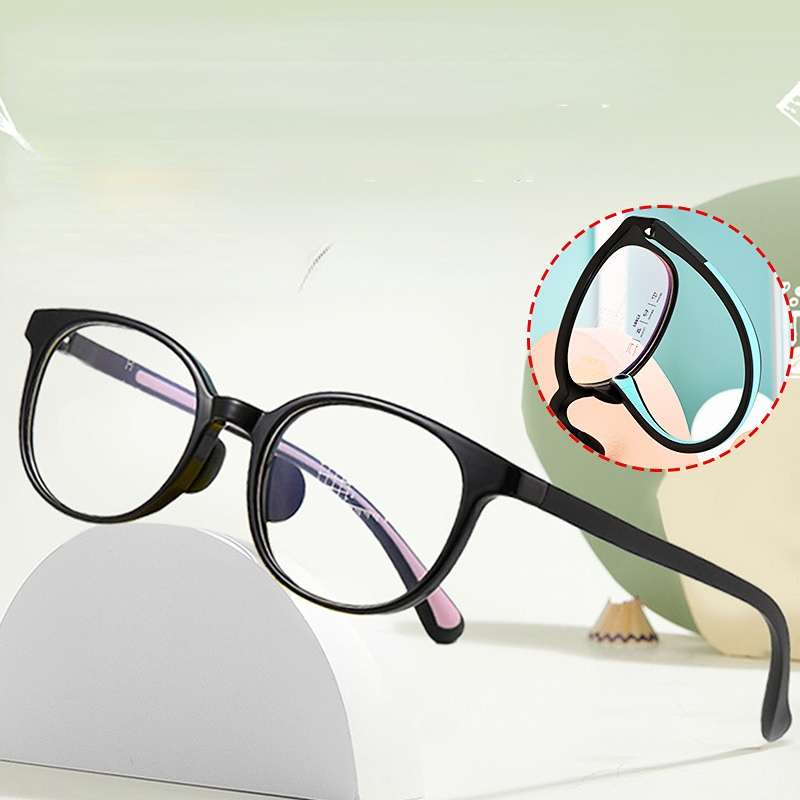 儿童软镜架超轻tr90镜架防滑儿童硅胶镜框防过敏眼镜